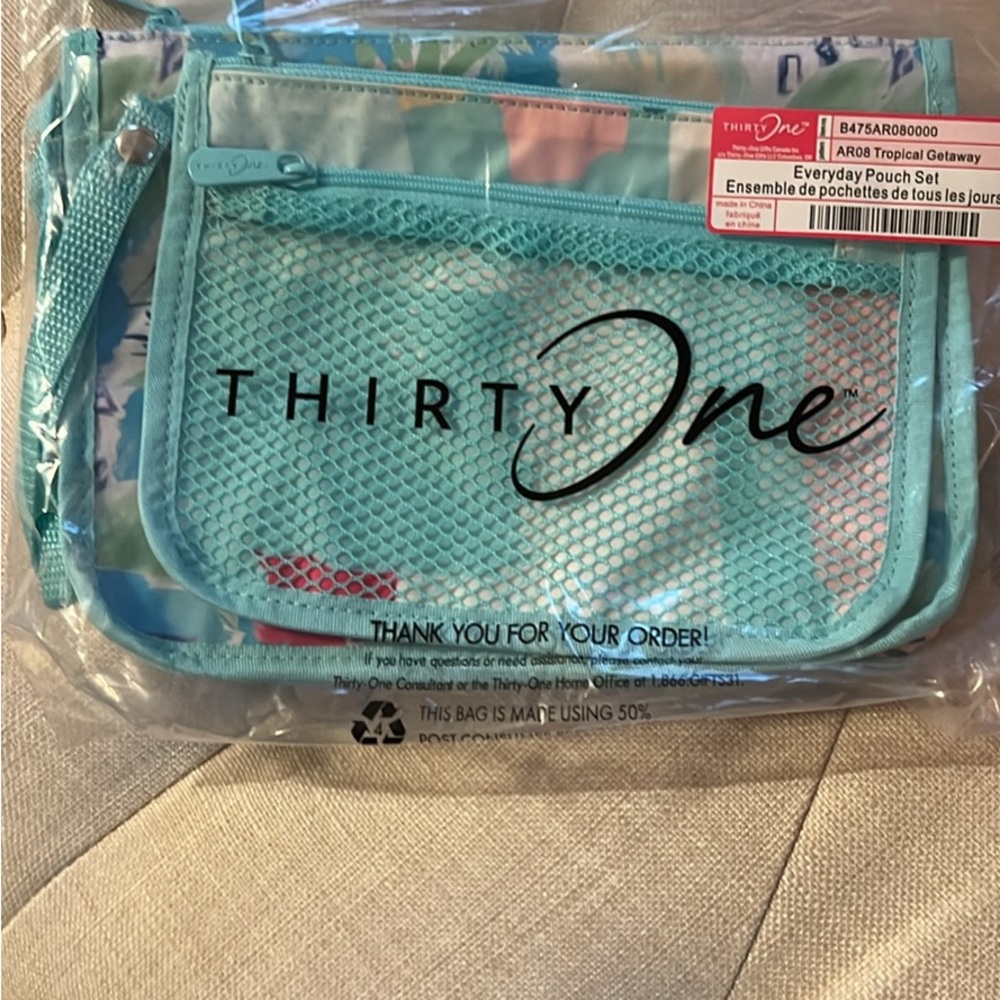 Thirty-One Everyday Pouch Set